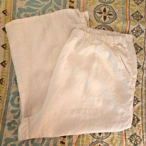 Match Point-Linen Pants XL